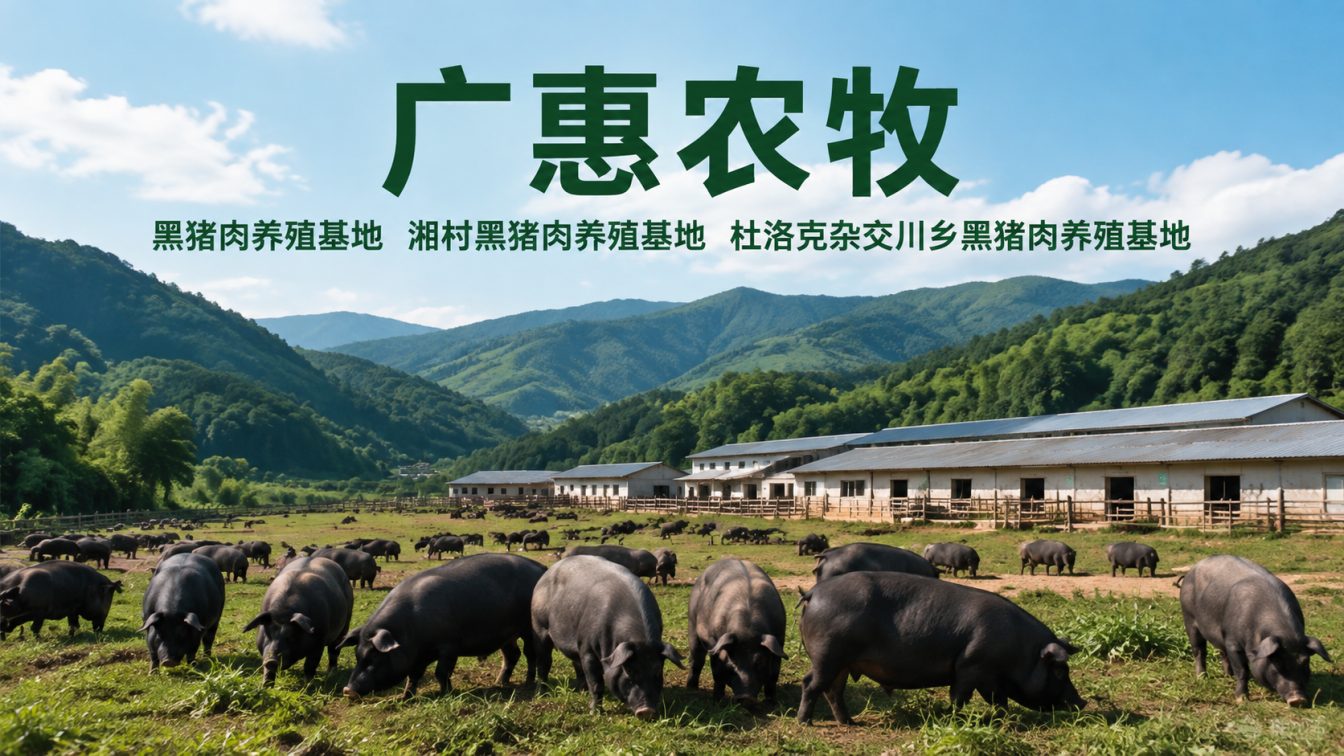崇左年出栏黑猪10万头+